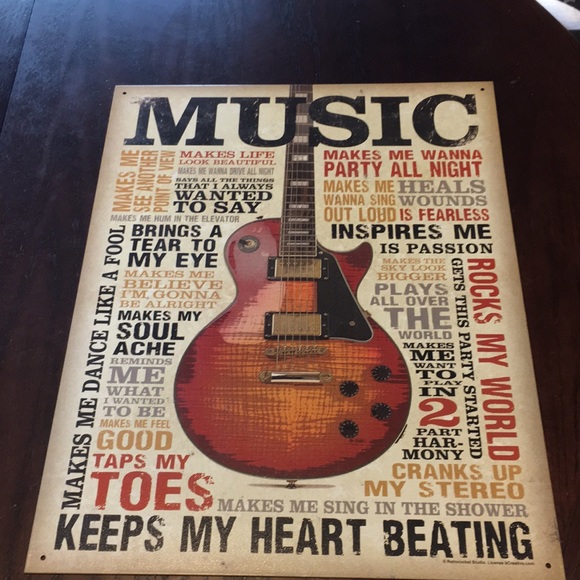 Other - Decorative metal music sign